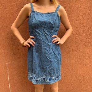 little jean dress